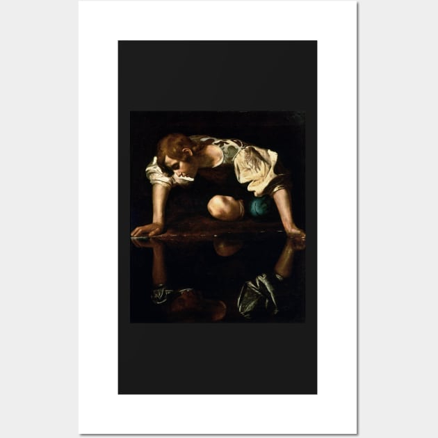 Narcissus - Michelangelo Merisi da Caravaggio Wall Art by themasters